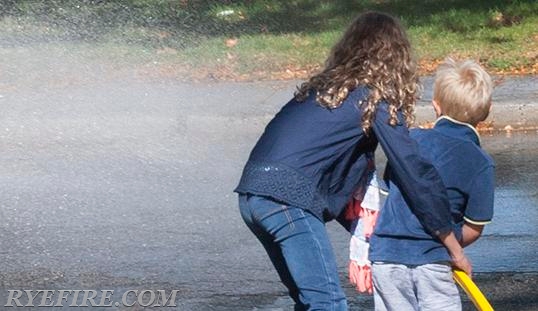 Rye FD Fire Prevention Week Open House 10/12/15.  Photo by Lt. Lester Millman 